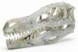 Carved Labradorite Dinosaur Skull #218491-4